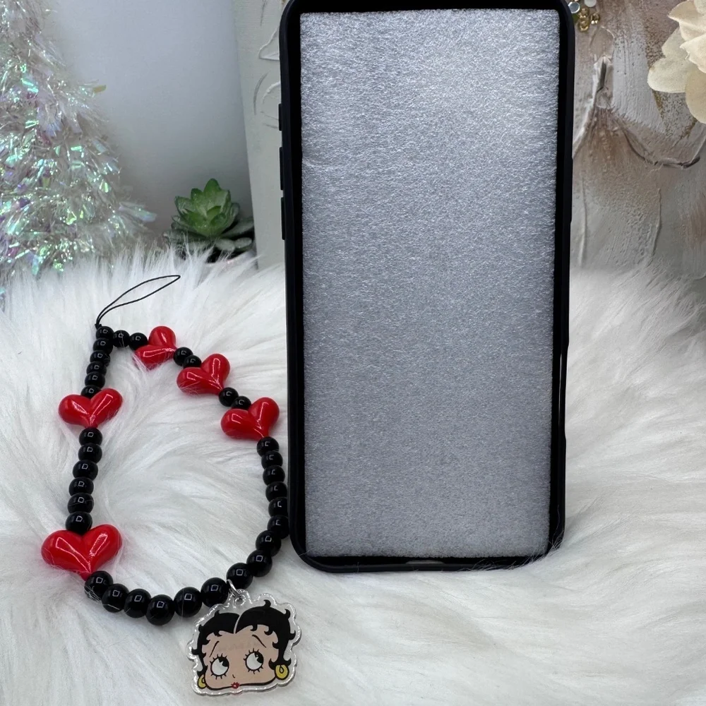 Betty Boop iPhone 17 Pro Max Case with Phone lanyard